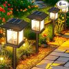 Solar Spot Lights Outdoor 6 Pack IP67 Waterproof LED Landscape Lighting 4