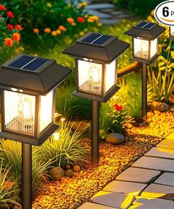 Solar Powered USB-C Charging Lights for Garden Patio Lawn Decor