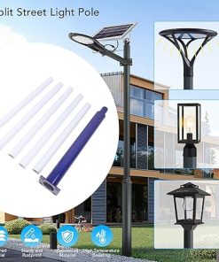 20ft Jiawu Street Light Pole Kit for Solar Lamps Outdoor Lighting 2