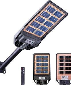 Super Bright Solar Street Lights with Motion Sensor for Outdoor Use