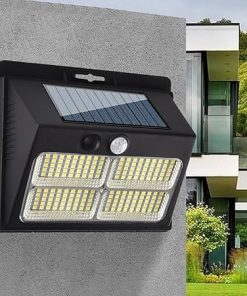 Solar Outdoor Wall Light with Motion Sensor and 3 Lighting Modes