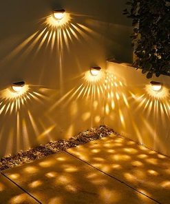Solar Energy Wall Lights for Garden Outdoor Lighting and Décor 2