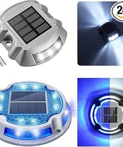 VOLISUN 24-Pack Solar Deck Lights for Driveway and Garden Pathways