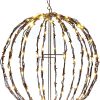 Solar Wall Lanterns with 3200K Warm and 6500K White Bulbs 3