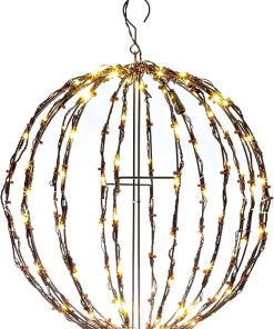 LED Christmas Light Ball with Timer for Indoor and Outdoor Use