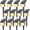 Auzev Solar Lanterns Outdoor LED Motion Sensor Lights 3 Modes 3