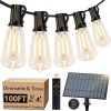 4 Pack Bright Solar Pathway Lights Waterproof Auto On/Off for Garden 3