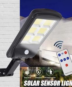 Outdoor Solar LED Street Light with Waterproof Motion Sensor for Gardens 2