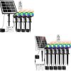 4 Pack Solar Outdoor Lights 120 LEDs Waterproof For Yard Garage Deck 4