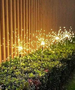150LED Waterproof Outdoor Solar Fireworks String Lights for Garden 2