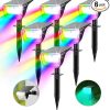 Color Changing Solar Spot Lights for Yard and Garden Decorations