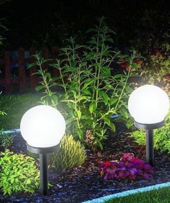 DOITOOL 8 Pcs Solar Lawn Lamps for Outdoor Garden Pathway Lighting 2