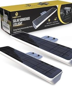Wireless Solar Real Estate Agent Sign Lights Outdoor LED 2 Pack