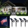 6500W Solar Street Lights 2Pack Waterproof Remote Control Outdoor 3