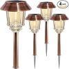 6 Pack Solar Hanging Lights Outdoor Waterproof Garden Lanterns 4