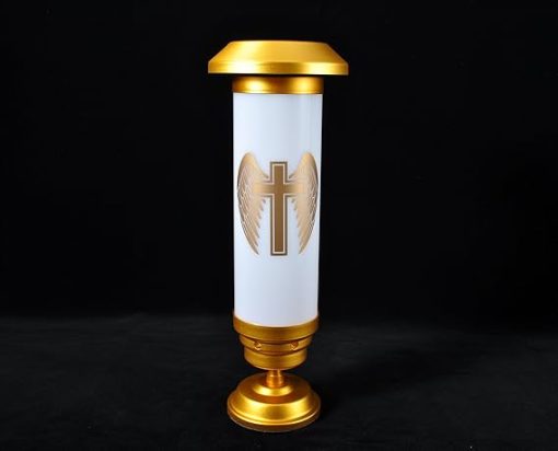 Solar Angels for Cemetery Memorials and Garden Decor  
Solar Cross Memorial for Cemetery and Garden Decoration  
Jesus Cross with Angel Wings Sympathy Memorial Gift  
Halloween and Christmas Solar Garden Decor for Yard and Patio - Image 2