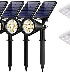 InnoGear 8 Pack Solar Lights Waterproof for Outdoor Garden Pathway