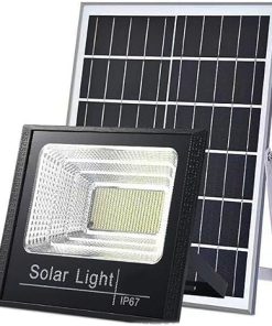 300W LED Solar Spotlight Outdoor Waterproof Remote Control Light