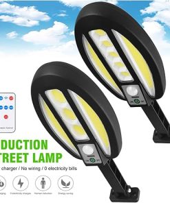 Solar Street Lights with Remote 3 Modes Solar Wall Light for Outdoors 2