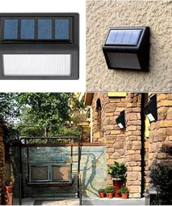 Waterproof Solar Lights for Outdoor Garden Fence with Light Sensor 2
