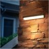 Solar Outdoor Post Light Fixture Waterproof LED Glass Lantern Pillar 3