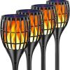 Upgraded 12-Pack Solar Post Cap Lights for 4×4 5×5 Deck Posts 4