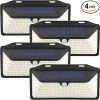 Solar Shed Light 360 Degree Motion Sensor Remote Control Waterproof 3