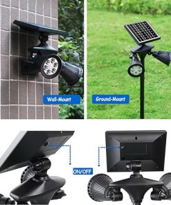 Motion Sensor Solar Outdoor Lights for Yard Garden – 2-Pack 2