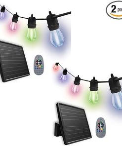 Sunforce Solar Color Changing String Lights Set with 12 LEDs