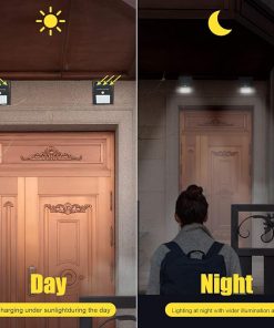 Solar Motion Sensor Lights Outdoor 30 LED 4 Pack for Home Use 2