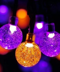 Toodour 35.6ft 60 LED Solar Halloween Lights Waterproof String Lights 2