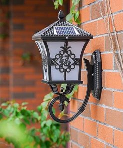 Super Bright Waterproof Solar Wall Light for Garden Villa Exterior 2
