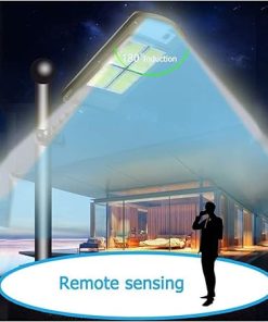 200W Solar Flood Light Outdoor with Motion Sensor and Remote Control 2