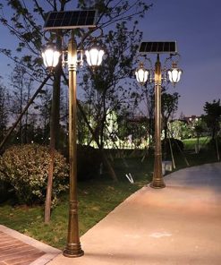 High Pole Solar Street Light LED Waterproof Outdoor Lamp Energy Efficient 2