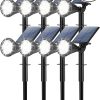 Solar Outdoor Chandelier 14 Inch Waterproof Dimmable Pendant Light 4