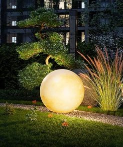 Outdoor Solar Globe Light with Remote IP65 Waterproof Garden Decor