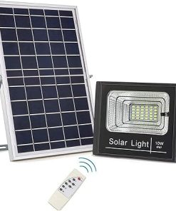 Outdoor Solar Powered Floodlight 800 Lumens IP67 Waterproof LED Light