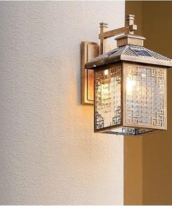 Solar Powered Waterproof Wall Sconce for Outdoor Garden Lighting 2