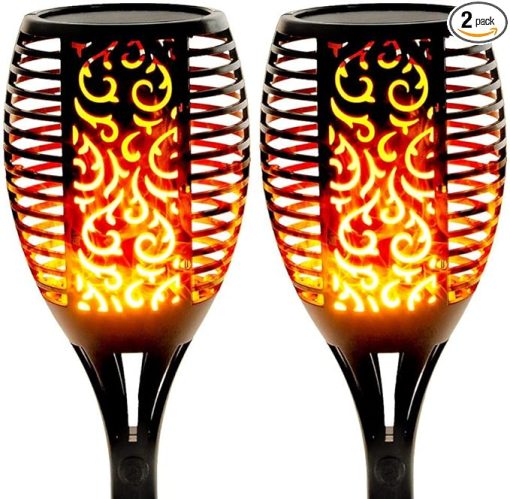 Walensee Solar Lights Outdoor 43 Inch Waterproof Flickering Flame Torch