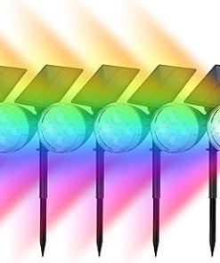 Waterproof Solar Lights with 9 Modes for Outdoor Garden Yard Decor