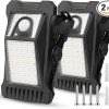 Fitpolo Motion Sensor Solar Security Light with 3 Outdoor Modes