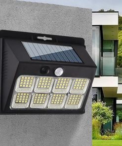 Ultra Bright COB LED Solar Wall Light with Motion Sensor for Gardens