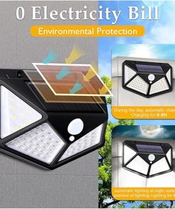Solar Garden Lights for Outdoor Decoration 100 LED Motion Sensor Lamp 2