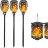 Solar Wall Lights Outdoor Waterproof with Light Sensor and 2 Modes 4