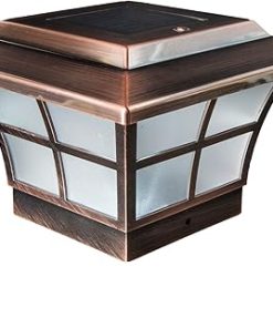 Prestige Solar Post Cap SL079C Copper LED Light for 3.5×3.5 & 4×4 Posts