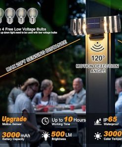 2 Pack Solar Outdoor Wall Lights with Motion Sensor Dusk to Dawn 2