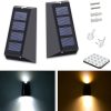 Elegant Square LED Solar Post Lantern Brass with Clear Glass for Outdoors 3