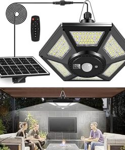 Optimized Title: Solar Outdoor Lights with Remote Motion Sensor 5 Modes 2