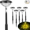 Solar Pathway Lights 8 Pack for Outdoor Garden with 3 Modes 4