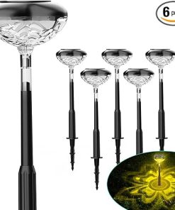 Solar Path Lights with Motion Sensor Waterproof for Yard Garden